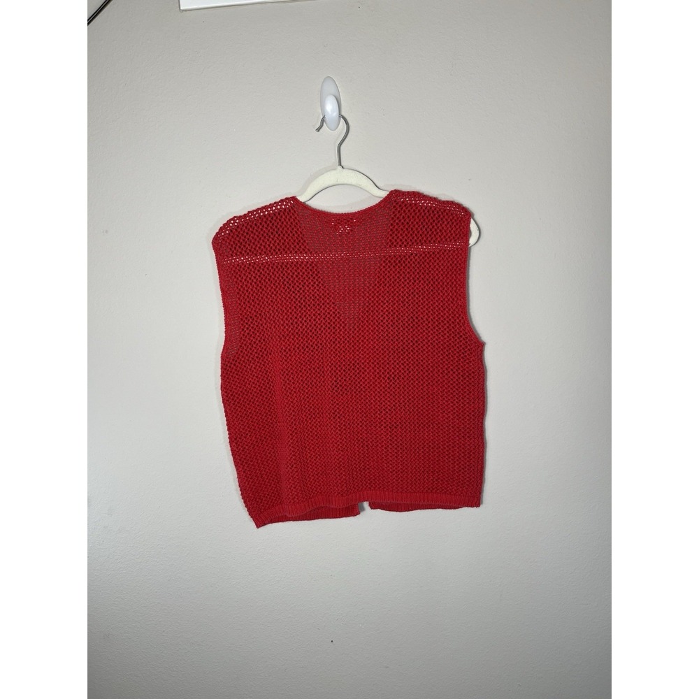 Napa Valley Women's Knitted Floral Sweater Vest - Picture 2 of 9